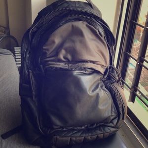 All Saints Leather Backpack